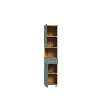 Mueble de baño VENOM verde/roble Artisan