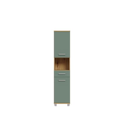 Mueble de baño VENOM verde/roble Artisan