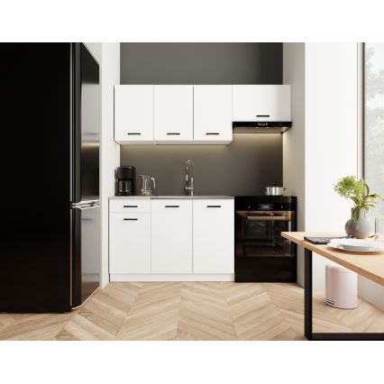 Mueble de cocina ARLEN 180 cm blanco