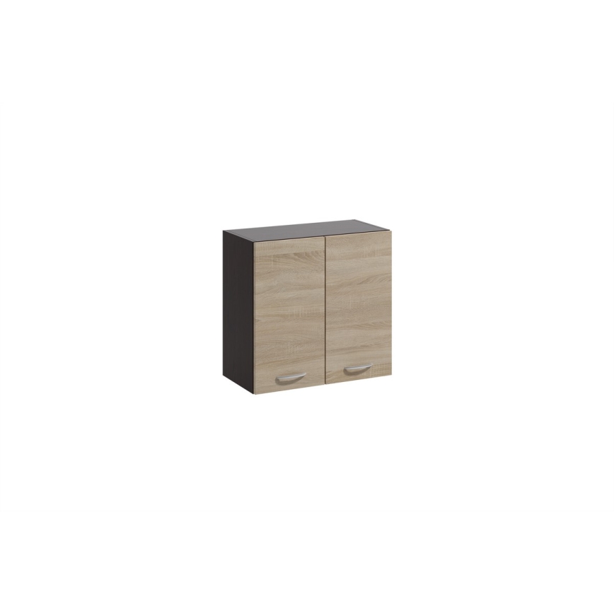 Mueble de cocina VALERIA 240 cm marrón/roble sonoma