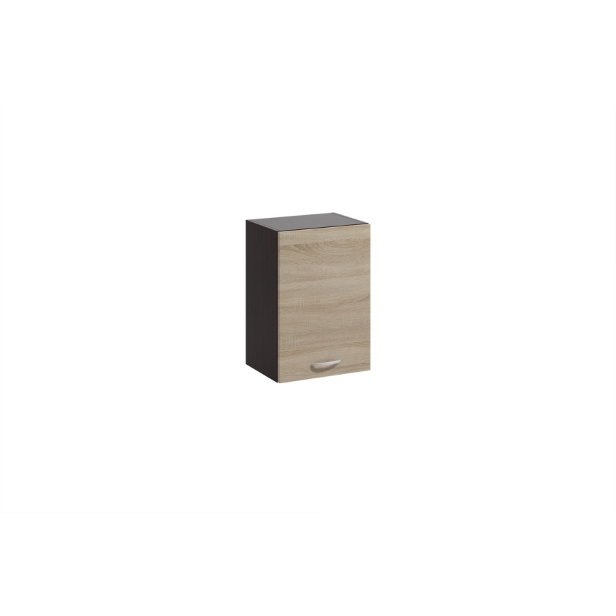Mueble de cocina VALERIA de 240 cm, roble Sonoma/marrón