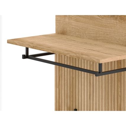 Mueble de entrada KLEO marrón/grafito