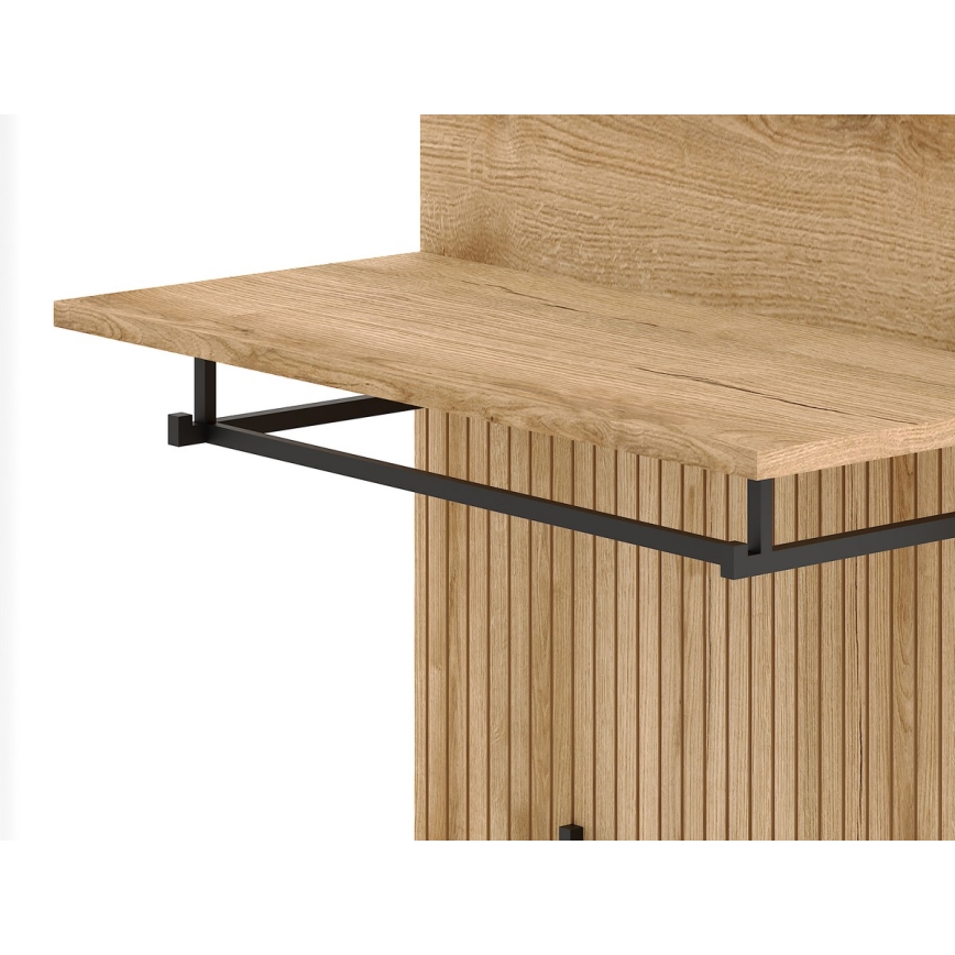 Mueble de entrada KLEO marrón/grafito