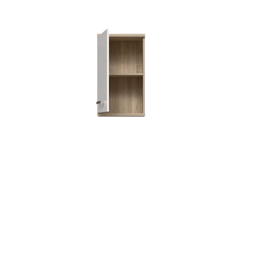 Mueble de pared para baño VENOM, blanco/roble Sonoma