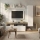 Mueble de salón LENOR blanco/marrón