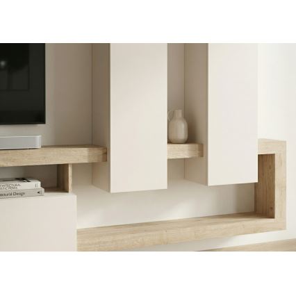 Mueble de salón LENOR cachemira/marrón