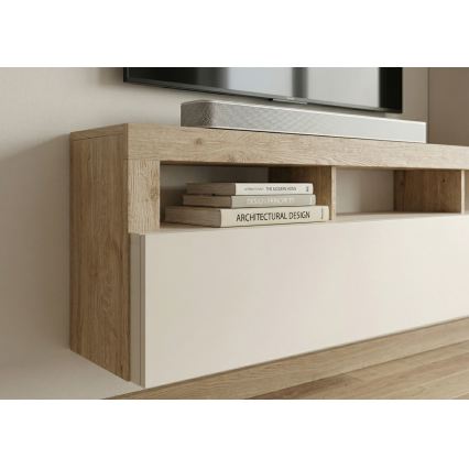 Mueble de salón LENOR cachemira/marrón