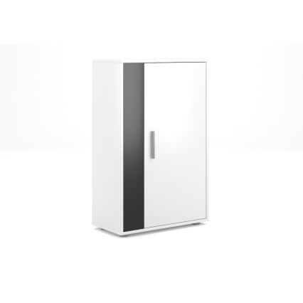 Mueble para salón BRICK blanco/negro