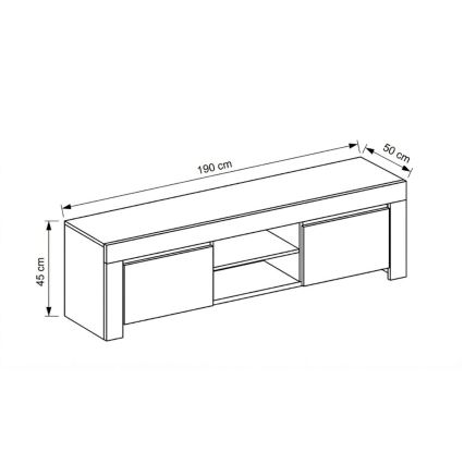 Mueble para TV FINERA blanco