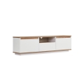 Mueble para TV KREDE 160x30 cm blanco/pino