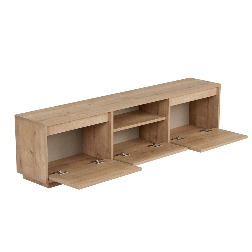 Mueble para TV KREDE 160x30 cm roble