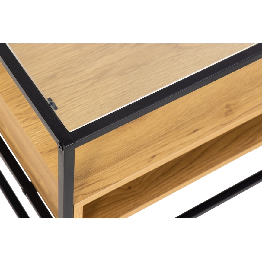 Mueble para TV ZEIN roble/negro