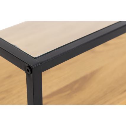 Mueble para TV ZEIN roble/negro
