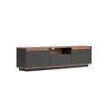 Mueble TV KREDE 160x30 cm antracita/pino