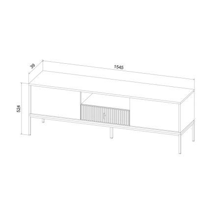Mueble TV SUE negro