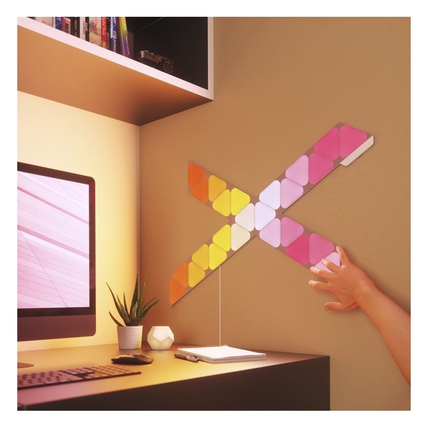 Nanoleaf - SET 10x LED RGB Panel regulable TRIANGLES LED/0,5W/230V Wi-Fi