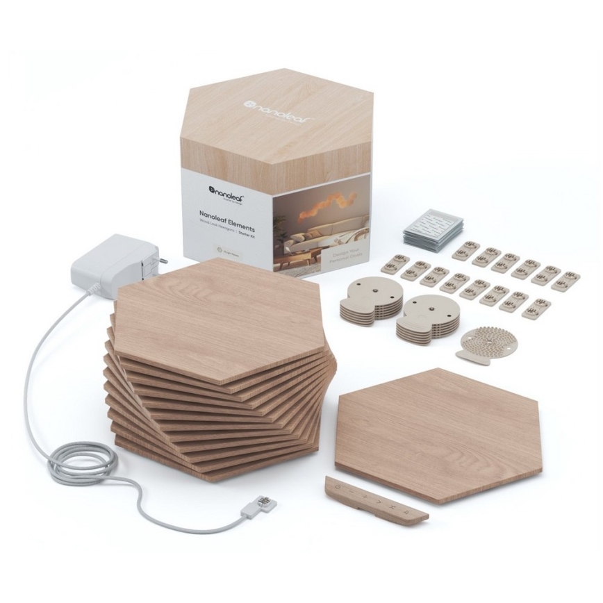 Nanoleaf - SET 13x Panel LED regulable HEXAGONS LED/2W/230V Wi-Fi