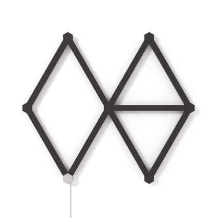 Nanoleaf - Juego de cubiertas para raíles LINES 9 pz negro mate