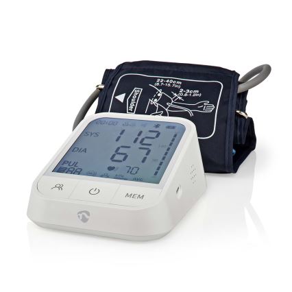 Nedis BTHBP10WT - Tensiómetro inteligente Tuya 4xAAA