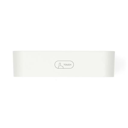 Reloj digital con alarma, termómetro e higrómetro 2xAA blanco