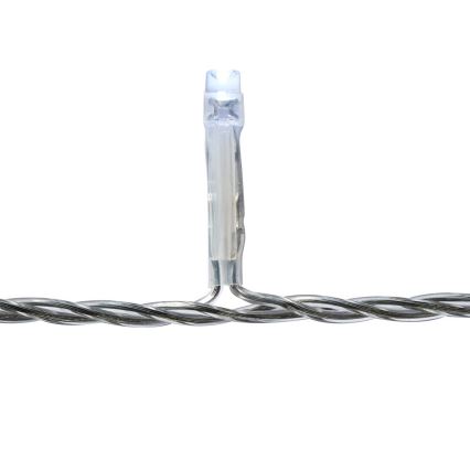 Cortina LED para exterior 180xLED/7 funciones 10,9m IP44 blanco frío