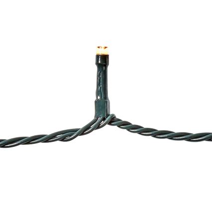 Cadena de luces LED para exterior 180xLED/7 funciones 16,5m IP44 blanco cálido