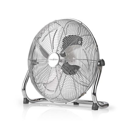 Ventilador de suelo 80W/230V cromo brillante