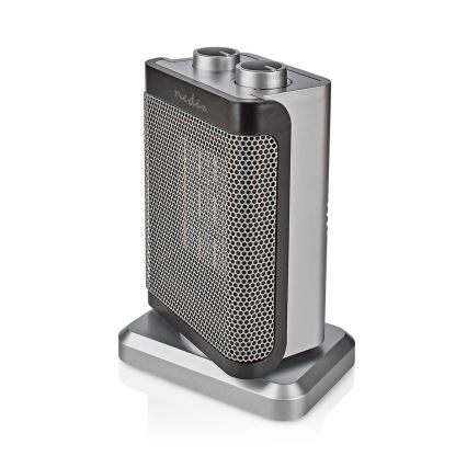 Ventilador con resistencia cerámica 1000/1500W/230V plata