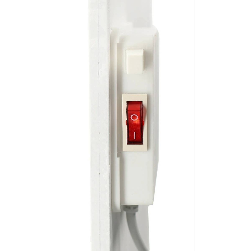 Panel calefactor infrarrojo con pantalla LCD 425W/230V IP44 blanco