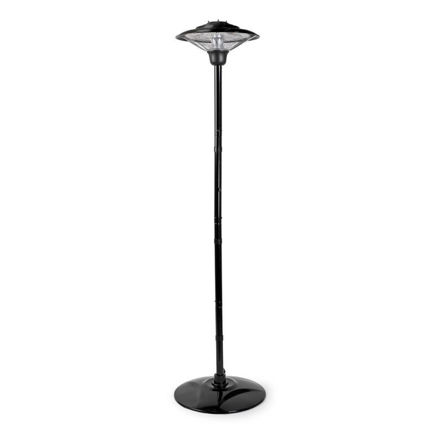 Calefactor eléctrico exterior + soporte 200 cm 1500W/230V calefactor infrarrojo para terraza IP34