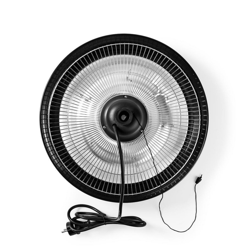 Calefactor eléctrico exterior + soporte 200 cm 1500W/230V calefactor infrarrojo para terraza IP34
