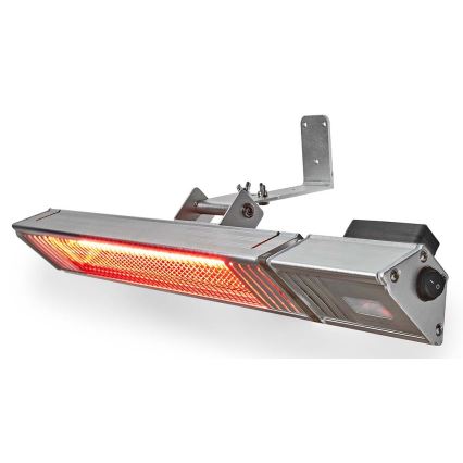 Elemento calefactor para exteriores 100W/2000W/230V IP65 + control remoto