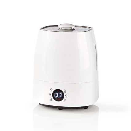 Nedis HUMI120CWT - Humidificador con pantalla LED 5,5 l 110W/230V