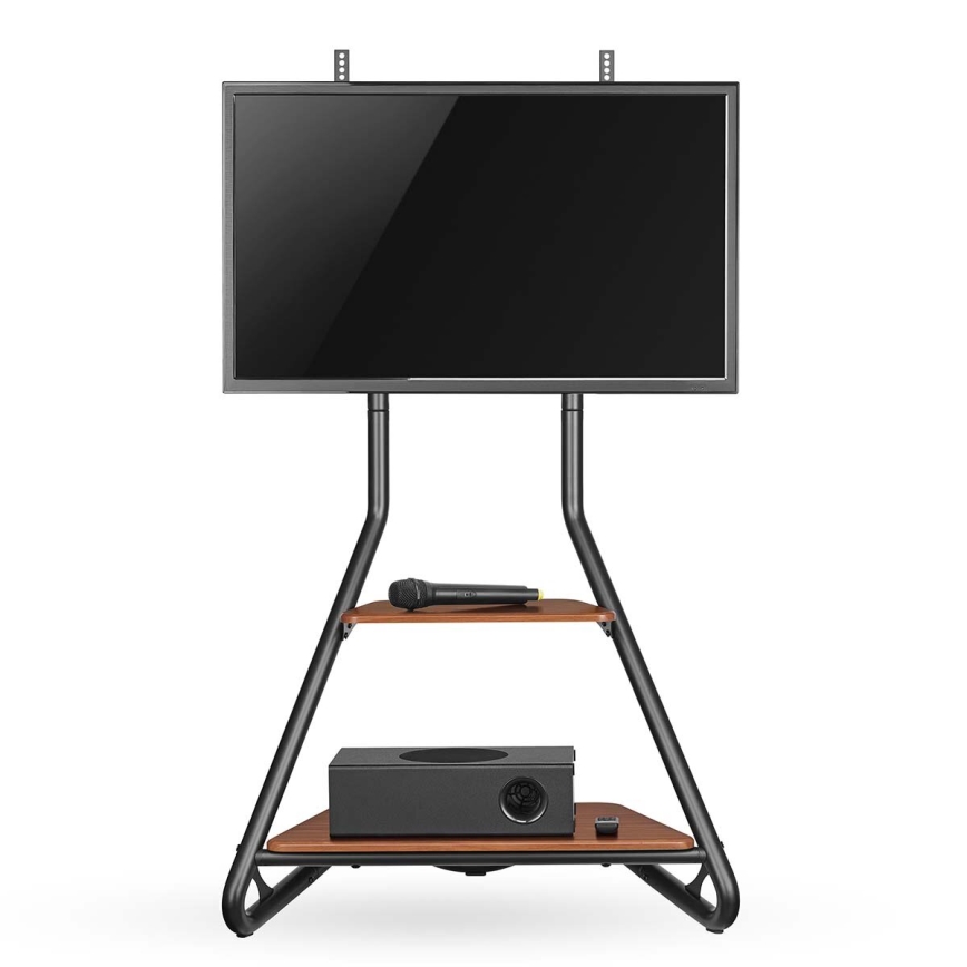 Soporte de suelo para TV 37-75 negro/marrón