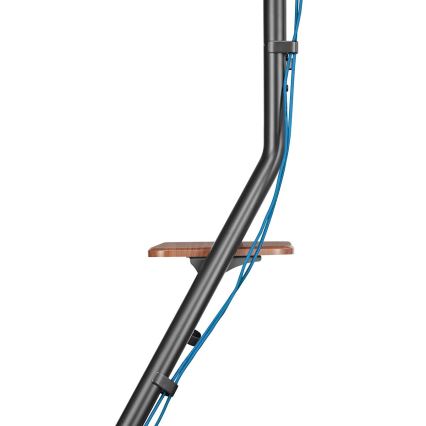 Soporte de suelo para TV 37-75 negro/marrón
