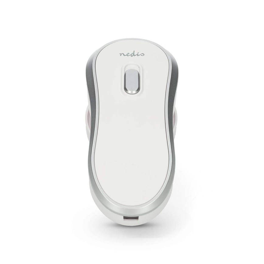 Quitapelusas recargable 500 mAh blanco
