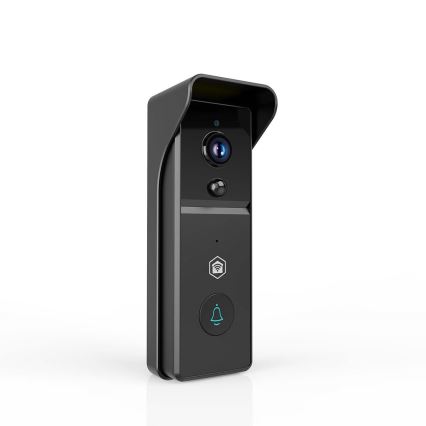 Timbre inteligente con cámara y sensor de movimiento SmartLife, batería 4400 mAh, Full HD 1296p, IP44, Wi-Fi, compatible con Tuya