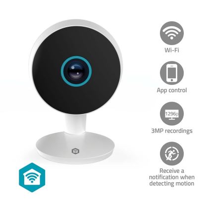 Cámara inteligente Smartlife 5V 3 MP Full HD 1296p Wi-Fi Tuya