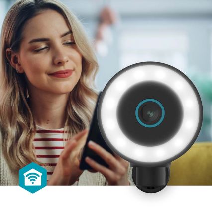 Cámara inteligente para exteriores SmartLife 5V 4K 8MP 3840x2160p IP65 Wi-Fi Tuya