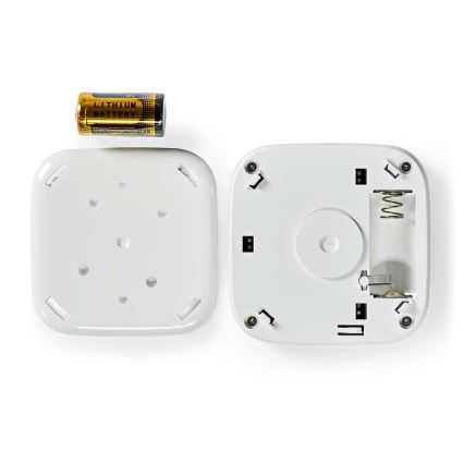 Detector de humo SmartLife 3V/1xCR123A Wi-Fi Tuya