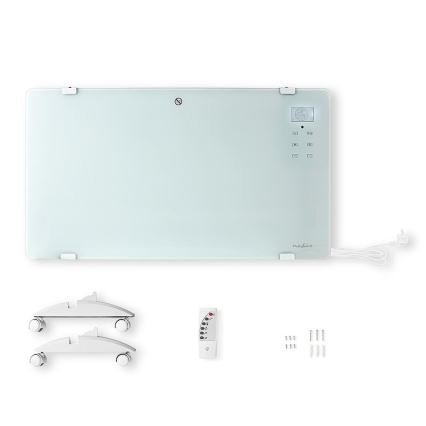 Calefactor/convector eléctrico 2000 W/230 V, Wi-Fi, IP24, con termostato