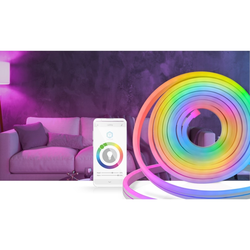 Tira LED RGB regulable para exterior SmartLife 6m LED/32W/230V Wi-Fi IP65 + mando a distancia