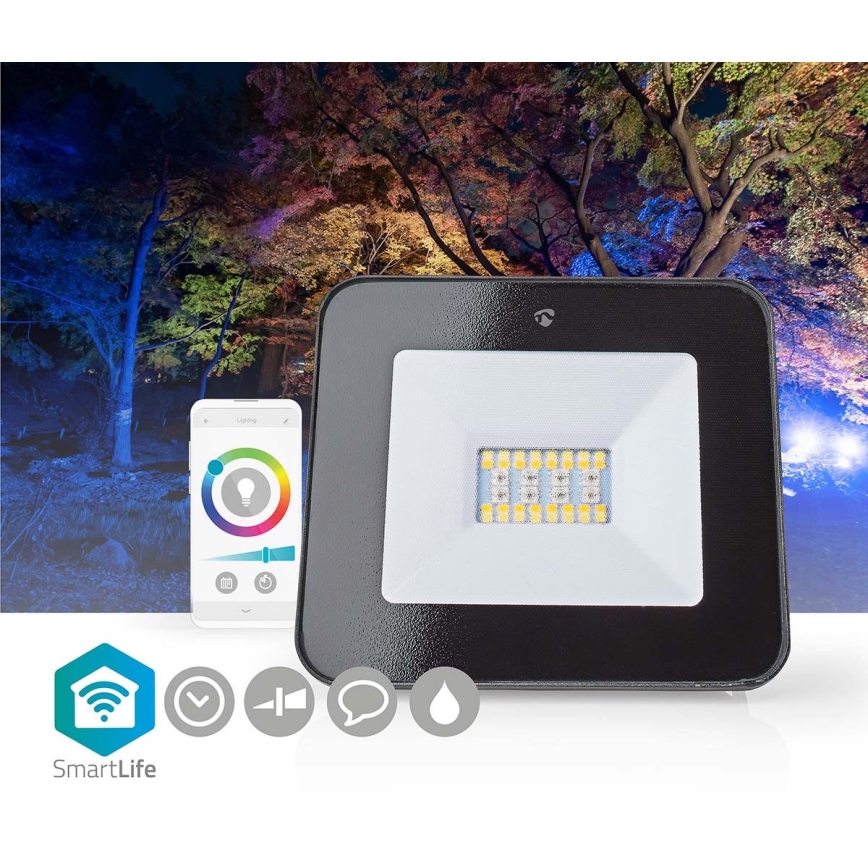 Reflector LED RGBW regulable enchufable SmartLife LED/20W/230V Wi-Fi IP65 2700-6500K