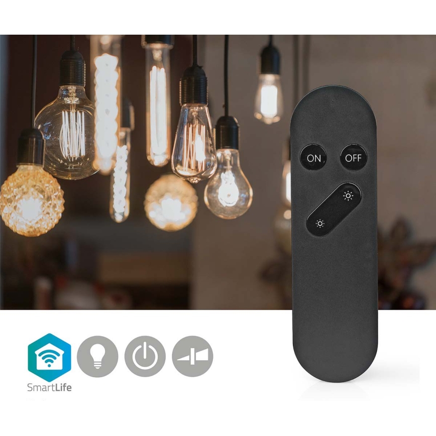 Mando a distancia SmartLife 2xAAA Wi-Fi negro