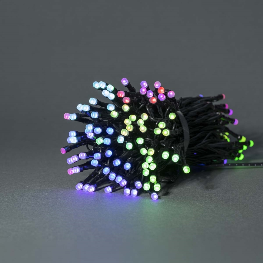 Guirnalda LED RGB exterior 84xLED/8 funciones 13m IP65 Wi-Fi Tuya