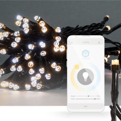 Guirnalda LED 50 LEDs / 8 funciones · 5 m · IP65 · Wi‑Fi (compatible con Tuya)