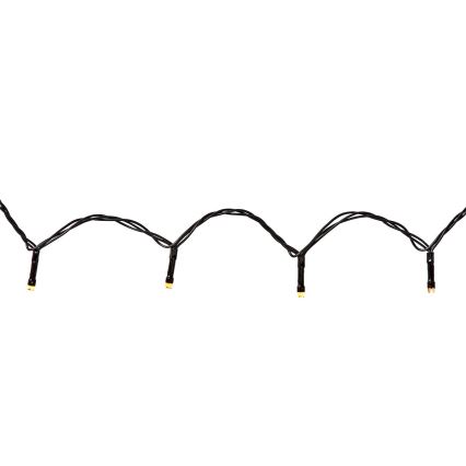 Cortina de luces LED navideñas para exterior 200xLED/8 funciones 10x2m IP65 Wi-Fi Tuya blanco cálido a frío