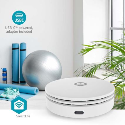 Monitor inteligente de calidad del aire SmartLife Wi-Fi Tuya