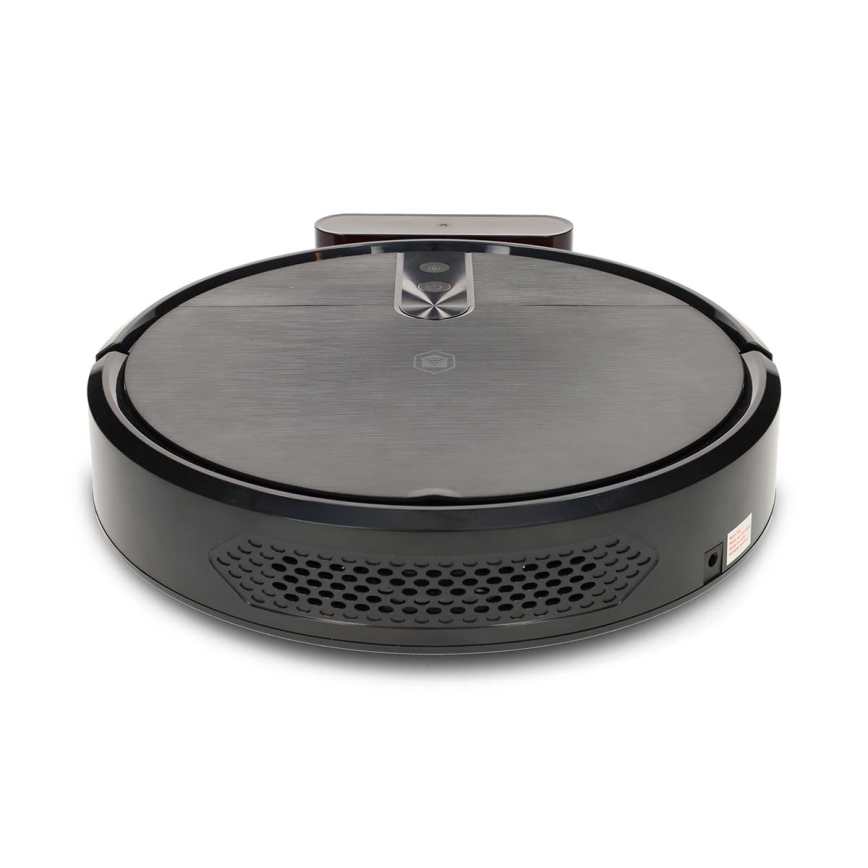 Robot aspirador y fregador inteligente SmartLife 2600 mAh Wi-Fi Tuya negro + control remoto
