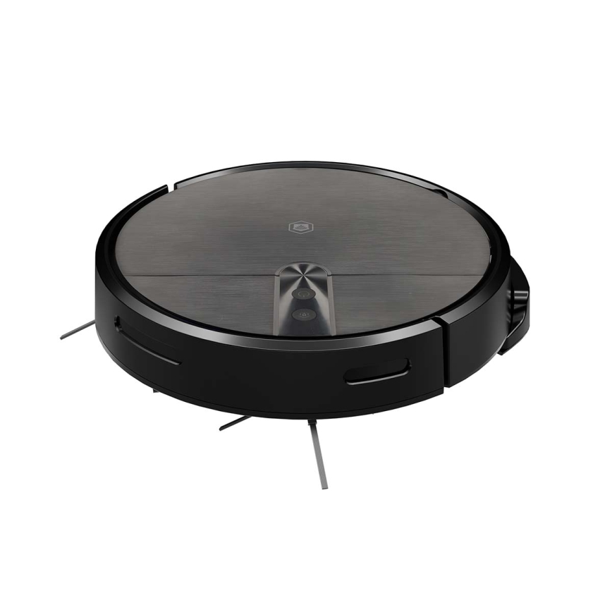 Robot aspirador y fregador inteligente SmartLife 2600 mAh Wi-Fi Tuya negro + control remoto